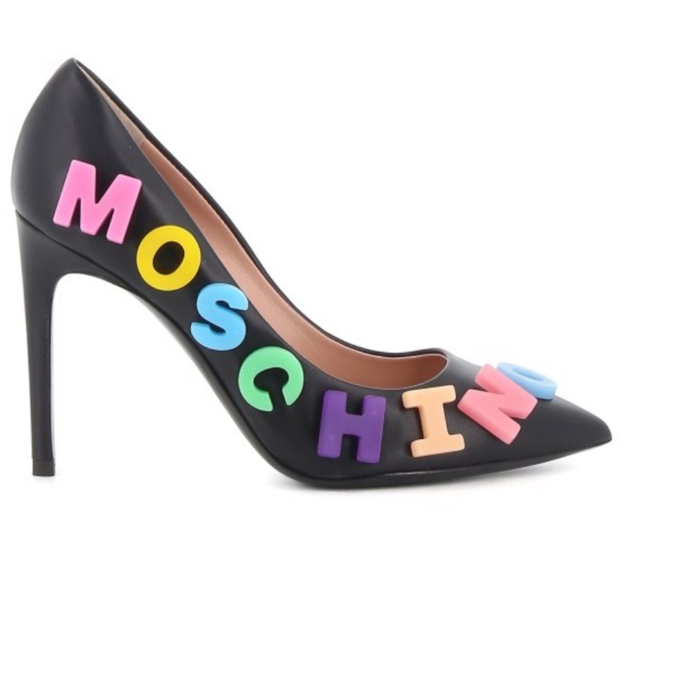 Moschino multicolor  pumps 36.5 , 37